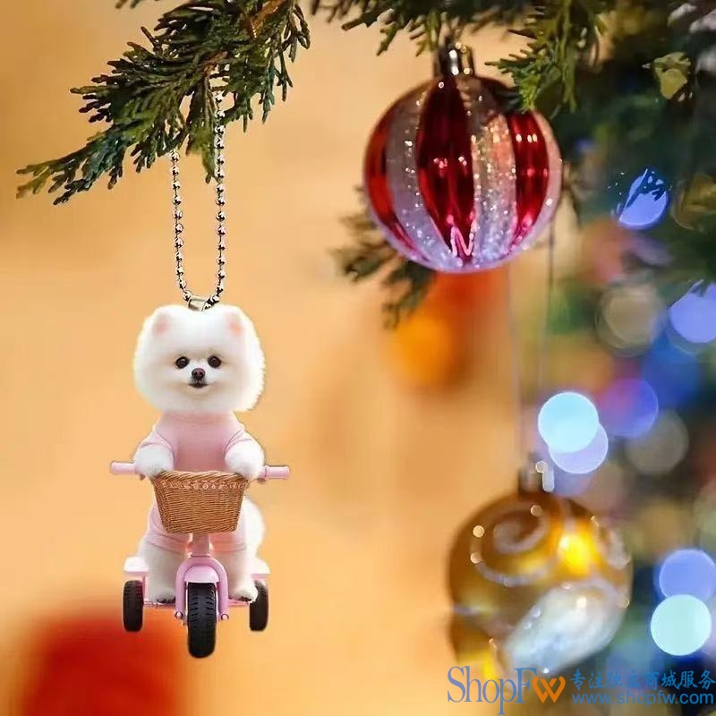 跨境速卖通亚克力平面可爱猫猫汽车装饰车载挂件后座卡通创意
